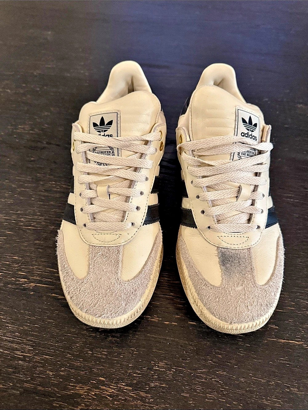 adidas Samba Sneakers White & Black US 9.5